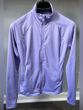 Tek Gear" jacket for women active elastic daily use size s-Lavender Purple